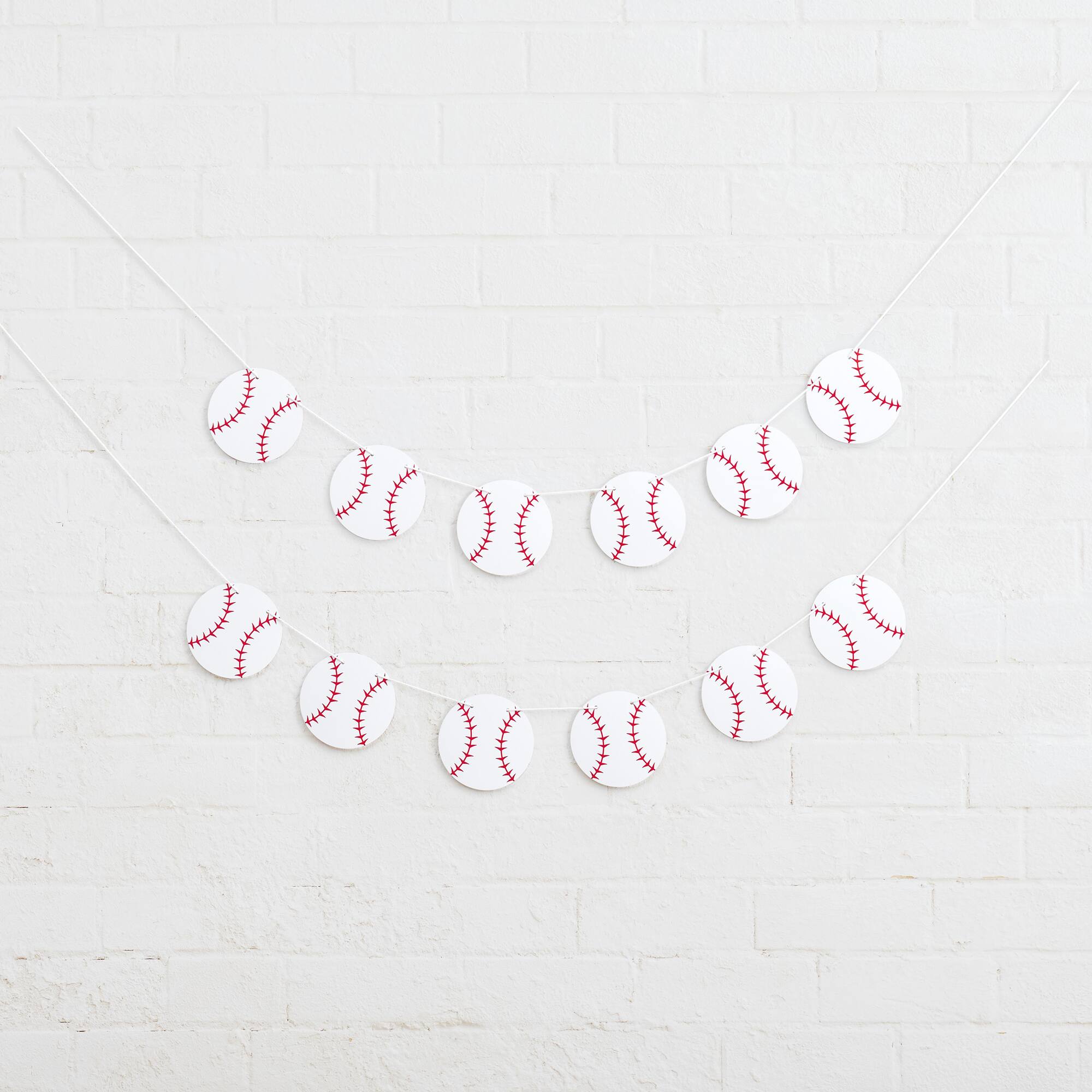 8ft. Baseball Garland by Celebrate It™